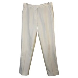 G/FORE Golf Pants Womens Size 6 White Beige Natural Colorblock Slim Trousers